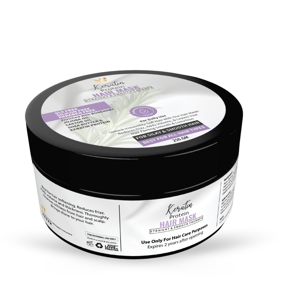 Keratin Protein Hair Care Kit – Shampoo, Conditioner & Hair Mask