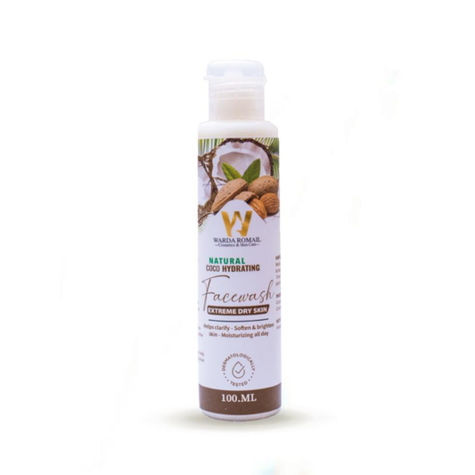 Natural Coco Hydrating Facewash – Deep Moisturizing Cleanser for Extreme Dry Skin (100ml)