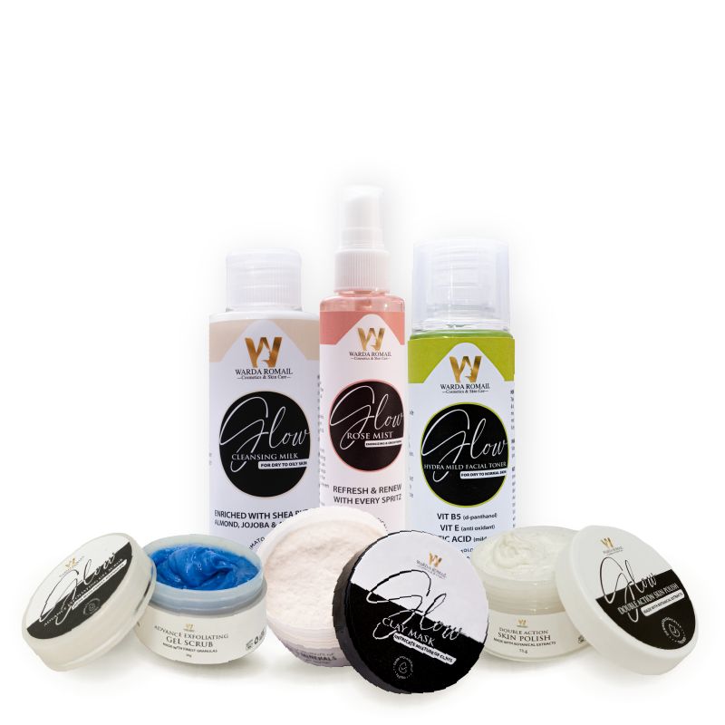 Glow Facial Kit for Dry to Normal Skin Complete Hydration & Radiance Care