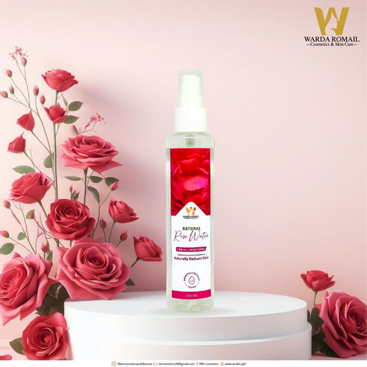 Natural Rose Water 120ml Refreshing Hydration for Naturally Radiant Skin